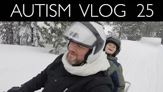 Autism Vlog 25: Connor's Birthday, Alistair's Speech, Ian Snowmobiling