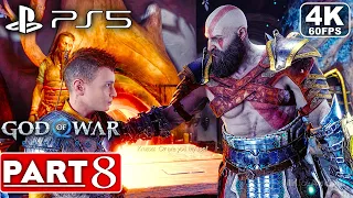 GOD OF WAR RAGNAROK Gameplay Walkthrough Part 8 FULL GAME [4K 60FPS PS5] - No Commentary