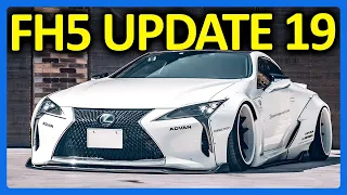 Forza Horizon 5 : 4 New Cars, New Widebodies & Customization!! (FH5 Update 19)