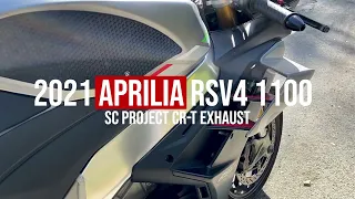 Insane Sound from SC Project Exhaust | 2022 Aprilia RSV4