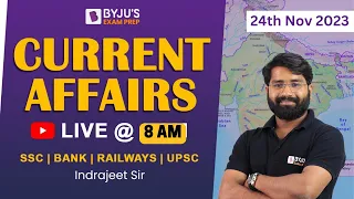24 November 2023 Current Affairs | Current Affairs Today | Daily Current Affairs 2023 |Indrajeet Sir
