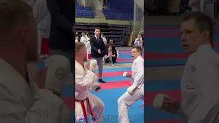 Как круто бить Ой цуки на соревнованиях? Подпишись и узнаешь #каратэ #karate #shorts