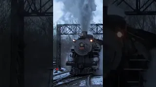 Steam Combo - listen to that sound! #railfans #railroad #railway #trains #trainvideo