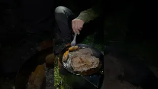 Hot Tent Cooking #hottent #wildcamping #cooking