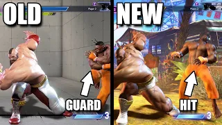 Zangief Got New Combos! (New Patch Side-by-Side Comparison)