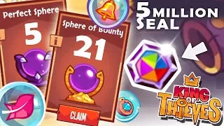 King of Thieves | Opening Spheres and Sealing 5 Million Gems