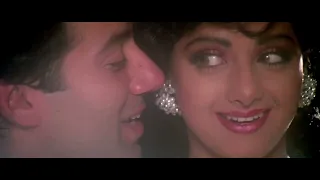 Tera Bemar Mera Dil 1080P HDR || Sunny Deol - Sri Devi || Kavita Krishnamurthy 80s Hit songs