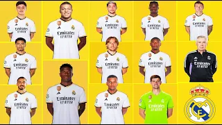 REAL MADRID FC SQUAD TEAM 2024 🤍Mbappe ,Vinícius        ,Bellingham,Arda Güler,Modric,Camavinga..🔥🔥