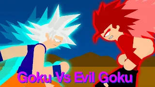 Goku vs Evil Goku | Stick nodes Dragon ball Animations
