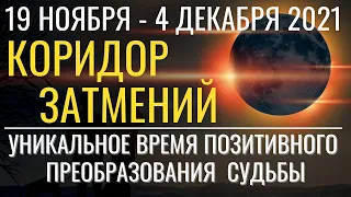 Входим в Коридор Затмений 19.11 - 4.12. 2021: Уникальное время для позитивной трансформации судьбы!.