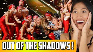 The Silhouettes - Shadow Dance Reaction | Golden Buzzer On (AGT) America's Got Talent Champions!