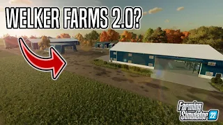 WELKERS FARMS 2.0 - COMPLETELY UPGRADING WELKERS FARM YARD! -  TIMELAPSE #FS22 #FarmingSimulator22