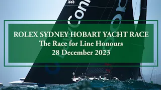 2023 Rolex Sydney Hobart Yacht Race  - Line Honours Finish