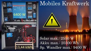 Geht Autark mehr?  Victron Solaranlage 13,44kWh Akku+1,73kW Solar+6,4kW Spannungswandler