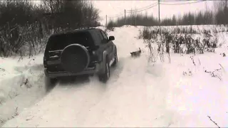 Toyota Hilux Surf winter off road