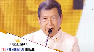 Norberto Gonzales' closing statement | PiliPinas Debates 2022