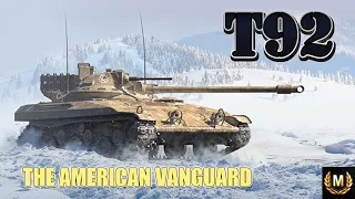 T92 Tier 8 American Premium Light Tank WOT Console - World Of Tanks Modern Armour