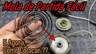 Mola de Partida Fácil.. Como Colocar No Carretel?? Dica de Ferramenta!!