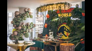 Jurassic World Birthday Party by Eventchic Designs , Dubai.