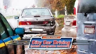 MehVsGame играет в City Car Driving (самые интересные моменты)