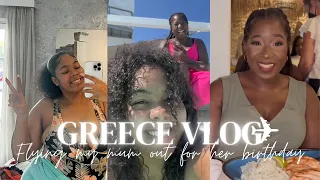 I FLEW MY MUM TO GREECE FOR HER BIRTHDAY & I ALMOST DROWNED!