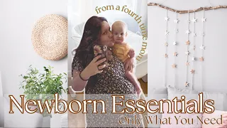 Newborn Baby Essentials As a Mom of Four | Minimal Must-Haves for New Parents