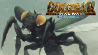 Godzilla: Final Wars [2004] - Kamacuras Screen Time