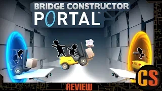 BRIDGE CONSTRUCTOR PORTAL - PS4 REVIEW