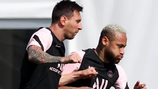 Lionel Messi's First Training Sessions With PSG