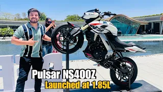 Finally Pulsar NS400Z Launched for 1.85Lakhs | Kills the segment!