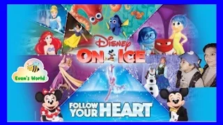 DISNEY ON ICE Follow Your Heart 2017 Inside Out FROZEN Finding Dory All Princessess