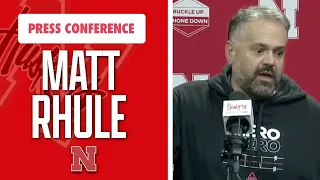 Nebraska Football Head Coach Matt Rhule weekly press conference ahead of Northwestern I Huskers