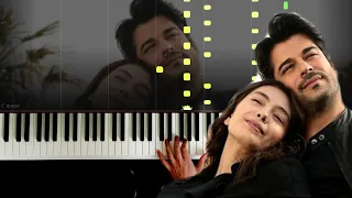 Kara Sevda - Mucizem - Slow Easy Piano Tutorial