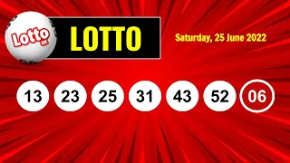 UK Lotto draw results from Saturday, 25 June 2022