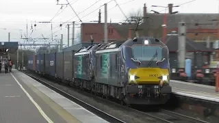 Wigan North Western Freight & Specials, Class 47, 66, 68, 70, 88, Steam, 06 & 07-12-19