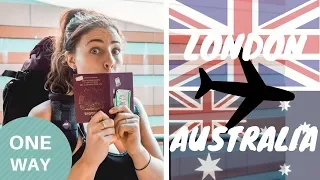 London to Australia ONE WAY - Here we go again [travel vlog]