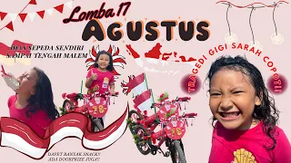 IKUTAN LOMBA 17 AGUSTUS GIGI SARAH SAMPAI LEPAS?!!