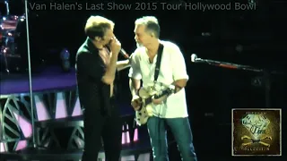 Edward Van Halen & David Lee Roth ~ "THE LAST HUG GOODBYE" ~ Last Show EVER Hollywood Bowl 10/4/15