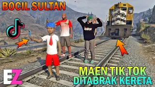 BOCAH SD MAEN TIK TOK DITABRAK KERETA !! - GTA 5 SULTAN BOCIL