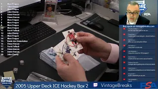 03-21-2019 2005 Upper Deck Ice Hockey Box 2