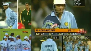 India's *SENSATIONAL VICTORY* Against Pakistan | SHARJAH COCA COLA CUP | 2nd Match , 2000