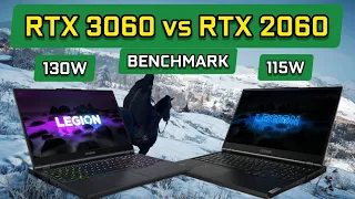 RTX 3060 Laptop vs RTX 2060 Laptop | Test in 8 games