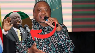 SHAME ON YOUR I DONT WANT TO SEE YOU IN MY LIFE! UHURU KENYATTA SHOCKING SPEECH ABOUT GACHAGUA, RUTO