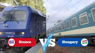 Railway World Cup (Round 1.2) Greece VS Hungary - Rail Comparison