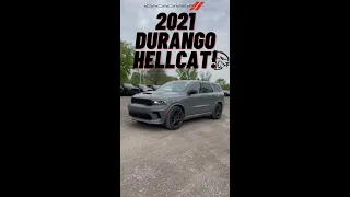 2021 DODGE DURANGO SRT HELLCAT! Most Powerful Production SUV! #shorts