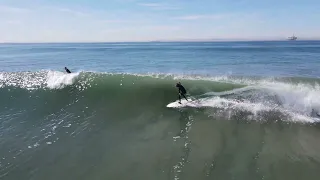 Huntington Cliffs Surfing 3-2-22 Drone view