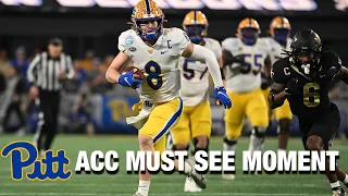 Kenny Pickett Scores Pitt On A Fake Slide | ACC Must See Moment