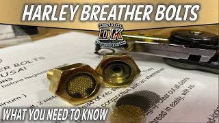 Anatomy of the DK Outlaw Breather Bolts for Harley