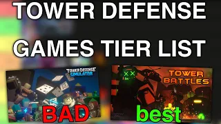 Tower Defense Games Tierlist