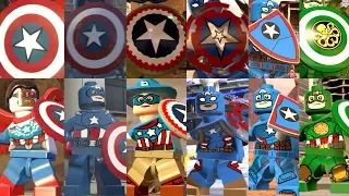 Captain America Evolution in Lego Marvel Videogames!!!